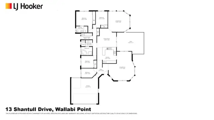 Floorplan of Homely house listing, 13 Shantull Drive, Wallabi Point NSW 2430