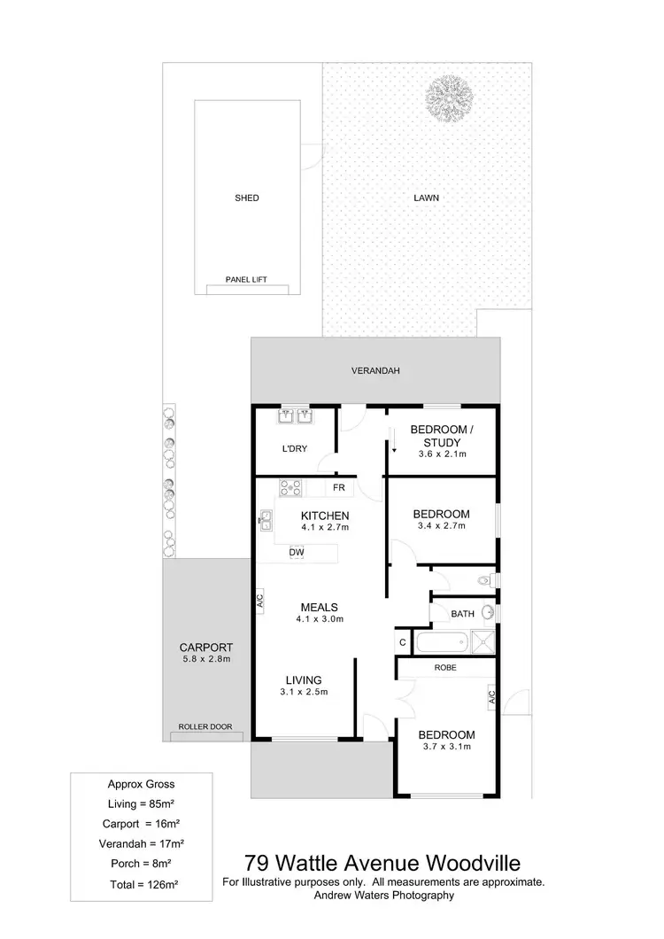 Floorplan of Homely house listing, 79 Wattle Avenue, Royal Park SA 5014