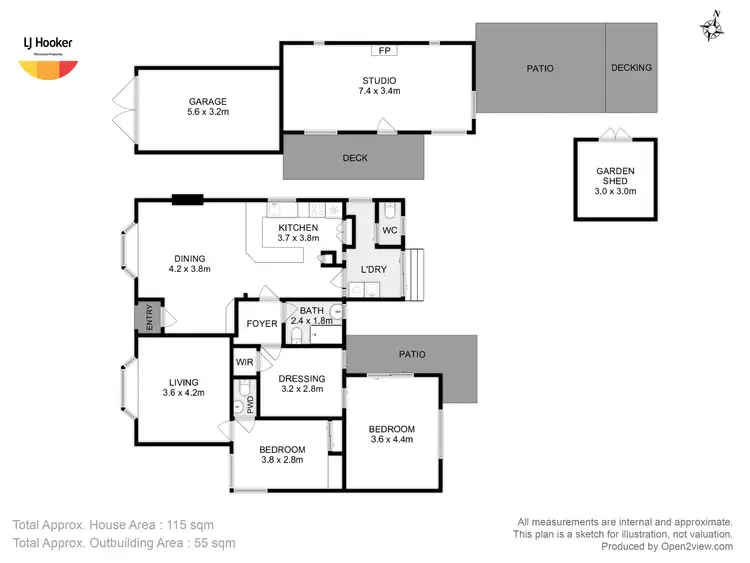 Floorplan of Homely house listing, 5 Seventh Avenue, New Norfolk TAS 7140