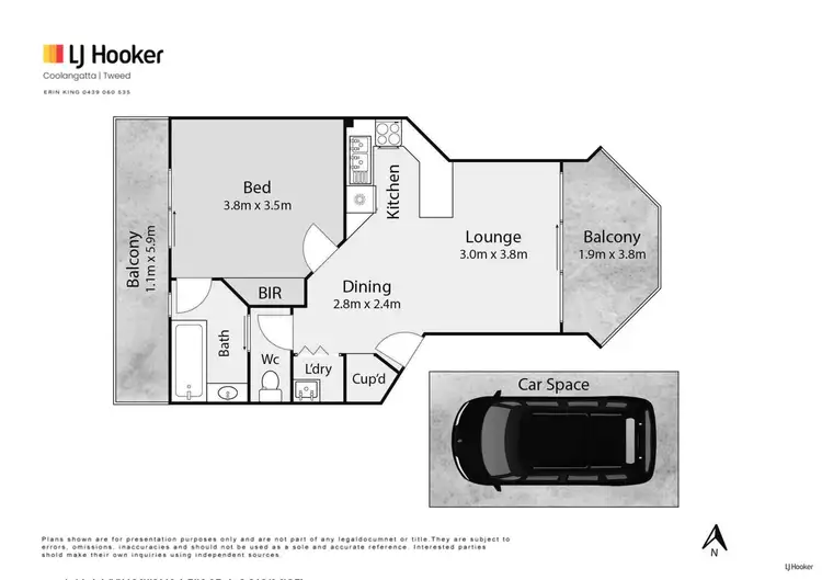 Floorplan of Homely unit listing, 5/122 Musgrave Street, Coolangatta QLD 4225