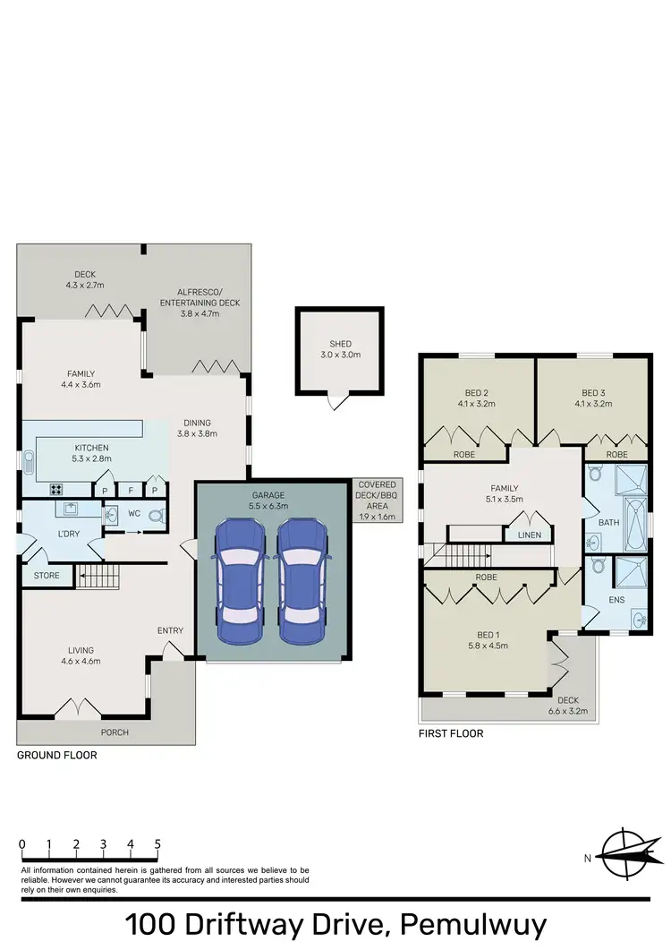 Floorplan of Homely house listing, 100 Driftway Drive, Pemulwuy NSW 2145