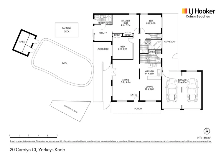 Floorplan of Homely house listing, 20 Carolyn Close, Yorkeys Knob QLD 4878