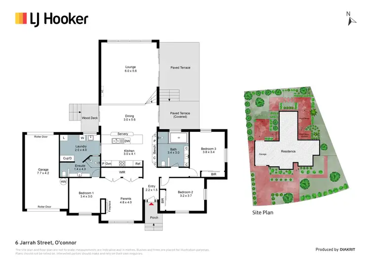 Floorplan of Homely house listing, 6 Jarrah Street, O'connor ACT 2602