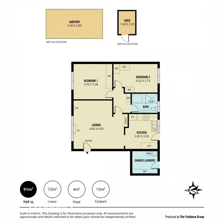 Floorplan of Homely unit listing, 7/77A Lockwood Road, Burnside SA 5066