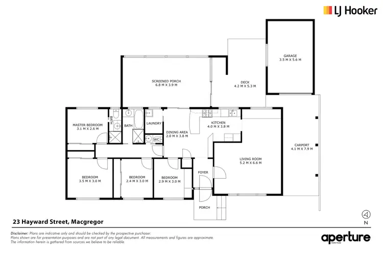 Floorplan of Homely house listing, 23 Hayward Street, Macgregor ACT 2615