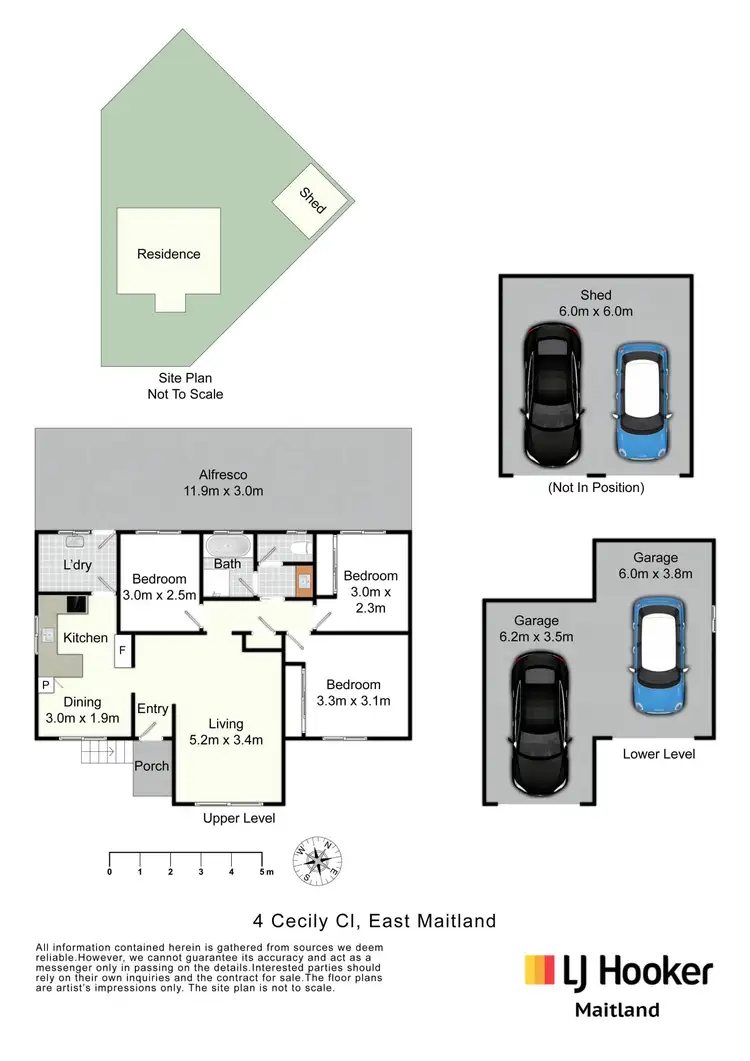 Floorplan of Homely house listing, 4 Cecily Close, East Maitland NSW 2323