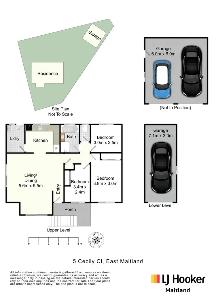 Floorplan of Homely house listing, 5 Cecily Close, East Maitland NSW 2323