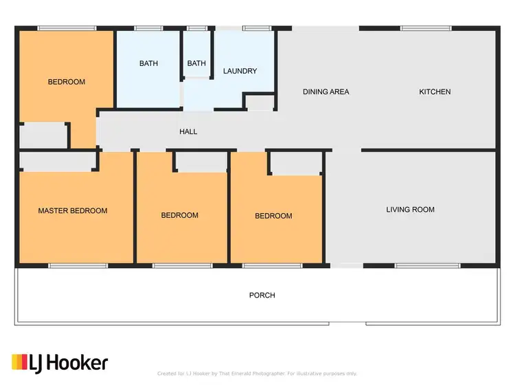 Floorplan of Homely house listing, 43 Tourmaline Road, Emerald QLD 4720