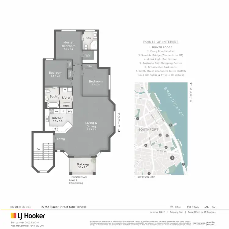 Floorplan of Homely unit listing, 27/53 Bauer Street, Southport QLD 4215