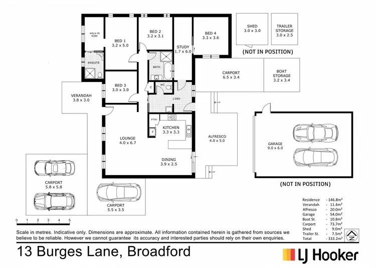 Floorplan of Homely house listing, 13 Burges Lane, Broadford VIC 3658
