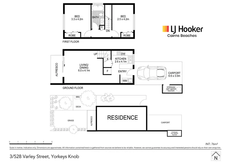 Floorplan of Homely townhouse listing, 3/528 Varley Street, Yorkeys Knob QLD 4878
