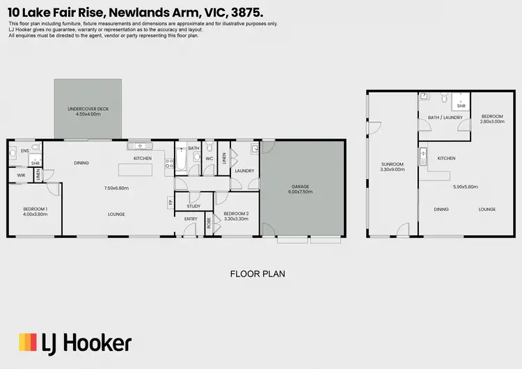 Floorplan of Homely house listing, 10 & 10A Lake Fair Rise, Newlands Arm VIC 3875