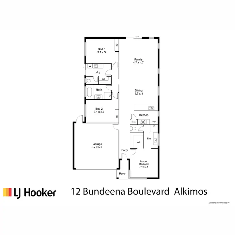 Floorplan of Homely house listing, 12 Bundeena Boulevard, Alkimos WA 6038