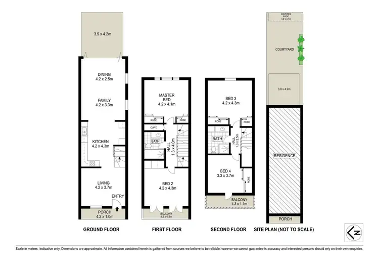 Floorplan of Homely terrace listing, 71 Eveleigh Street, Redfern NSW 2016