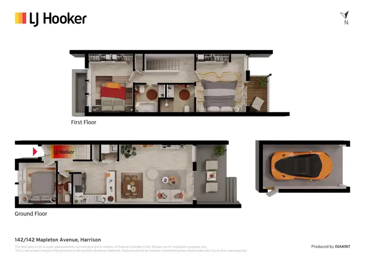 Floorplan of Homely townhouse listing, 142/142 Mapleton Avenue, Harrison ACT 2914