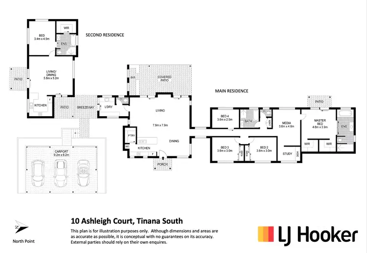 Floorplan of Homely house listing, 10-12 Ashleigh Court, Tinana South QLD 4650