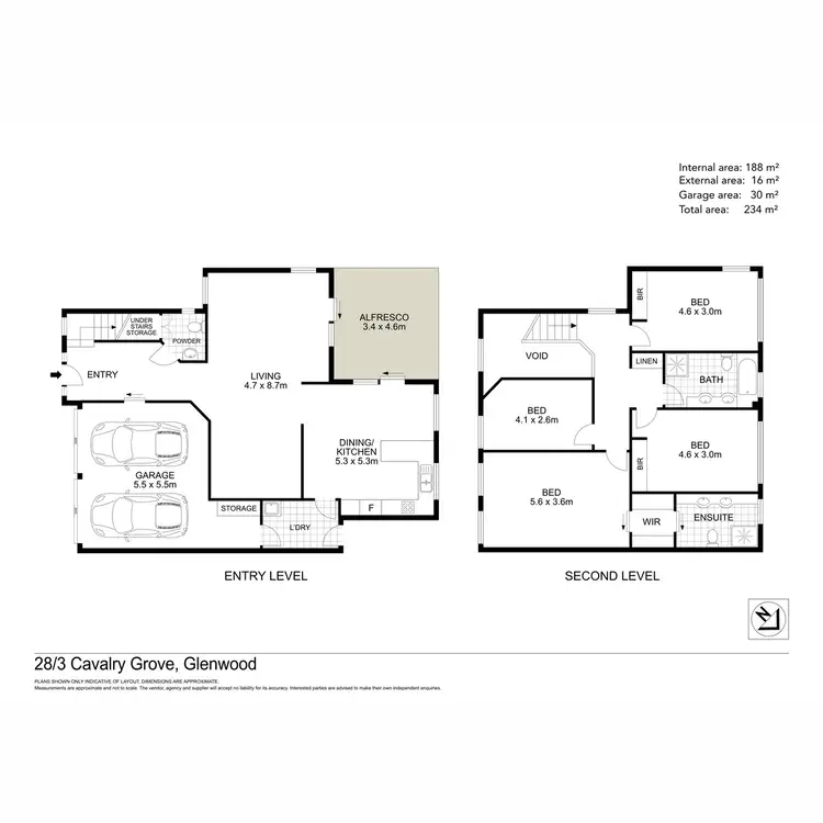 Floorplan of Homely house listing, 28/3 Cavalry Grove, Glenwood NSW 2768