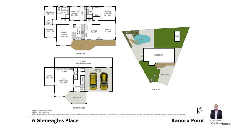 Floorplan of Homely house listing, 6 Gleneagles Place, Banora Point NSW 2486