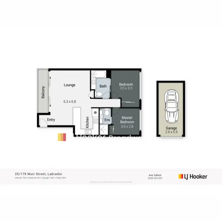 Floorplan of Homely unit listing, 25/160-162 Frank Street, Labrador QLD 4215