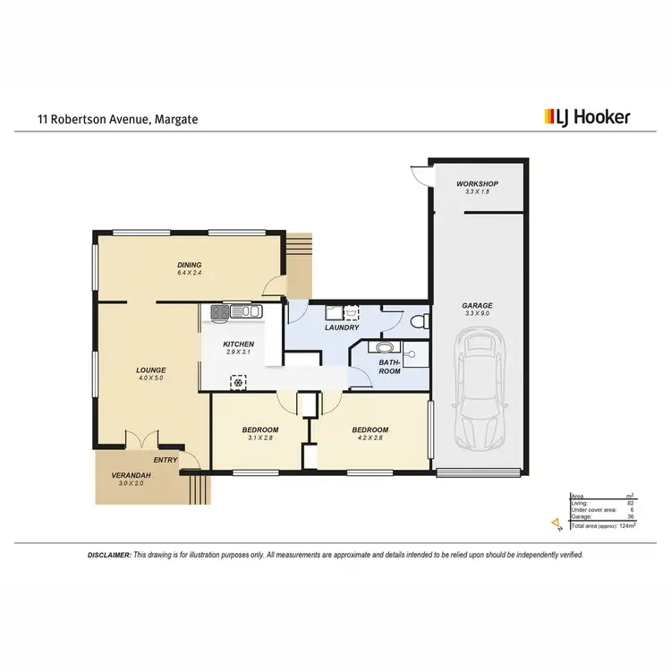 Floorplan of Homely house listing, 11 Robertson Avenue, Margate QLD 4019