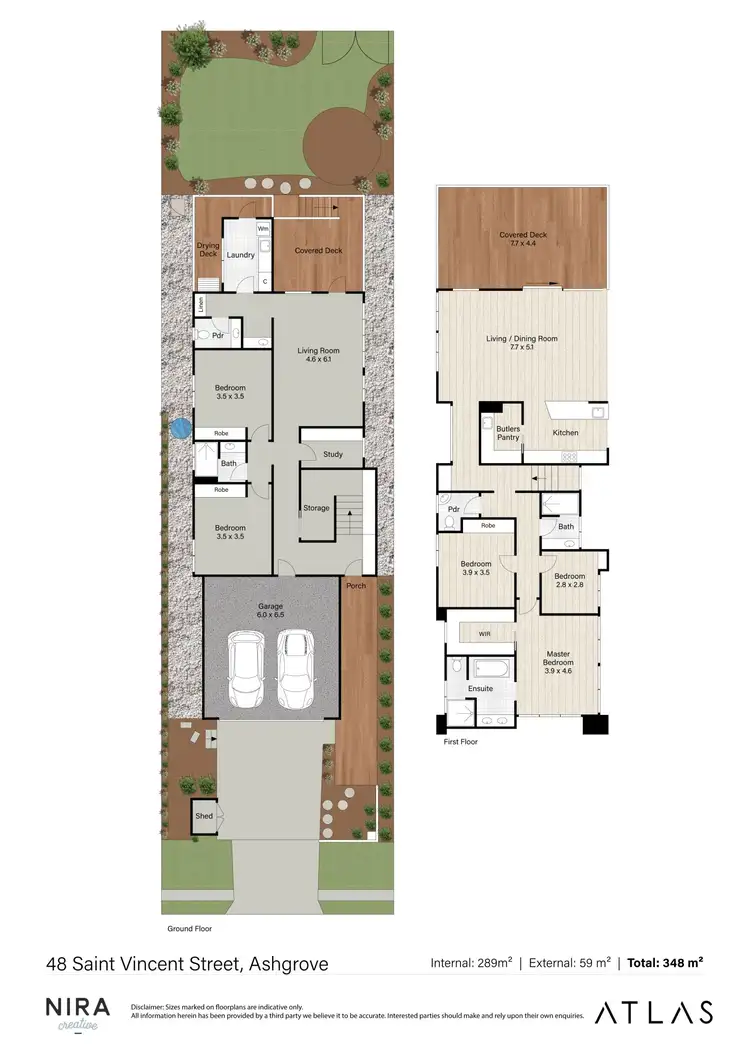 Floorplan of Homely house listing, 48 Saint Vincent Street, Ashgrove QLD 4060