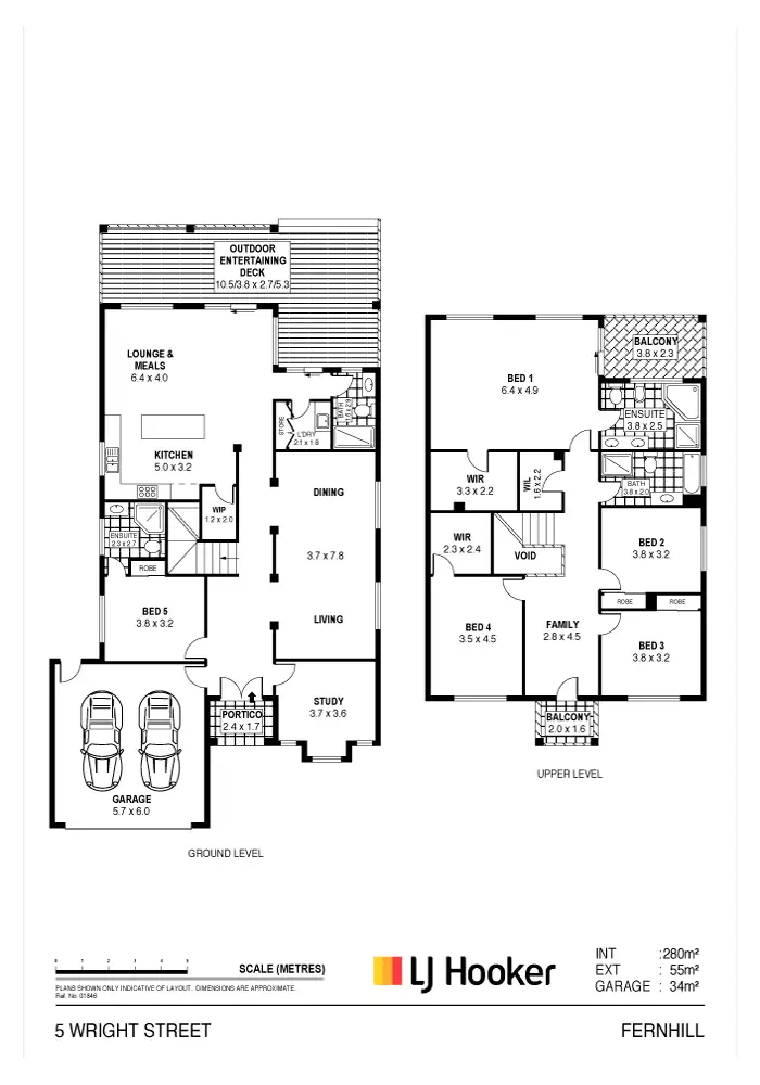 Floorplan of Homely house listing, 5 Wright Street, Fernhill NSW 2519