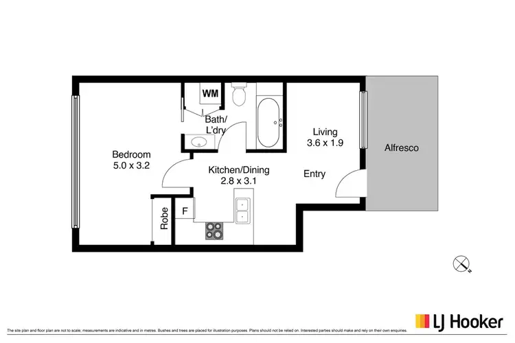 Floorplan of Homely apartment listing, 220/2 Akuna Street, City ACT 2601