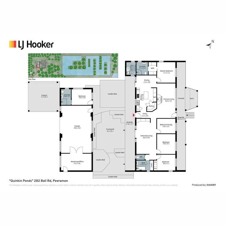 Floorplan of Homely house listing, 282 Ball Road, Peeramon QLD 4885