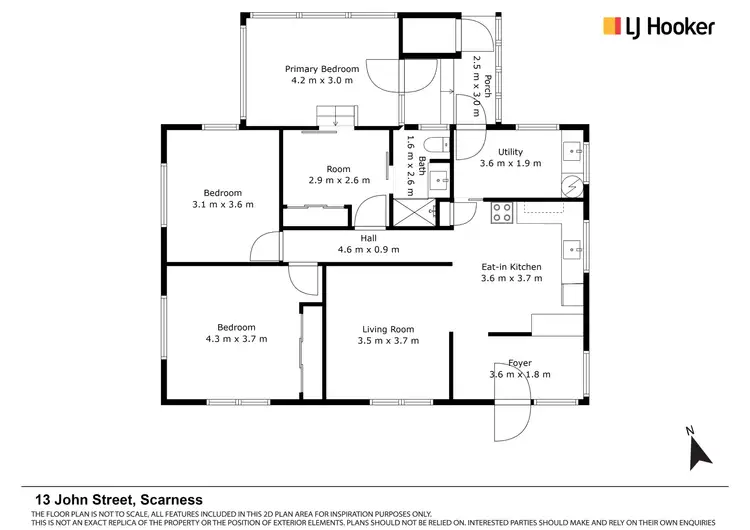 Floorplan of Homely house listing, 13 John Street, Scarness QLD 4655