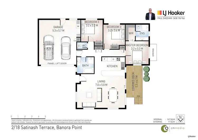 Floorplan of Homely semi-detached listing, 2/18 Satinash Terrace, Banora Point NSW 2486