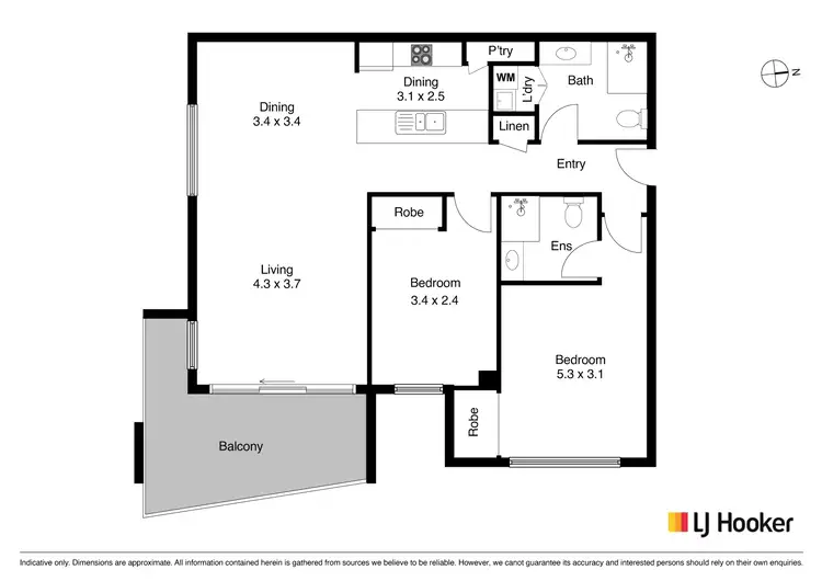 Floorplan of Homely apartment listing, 12/4 Sapling Street, Harrison ACT 2914