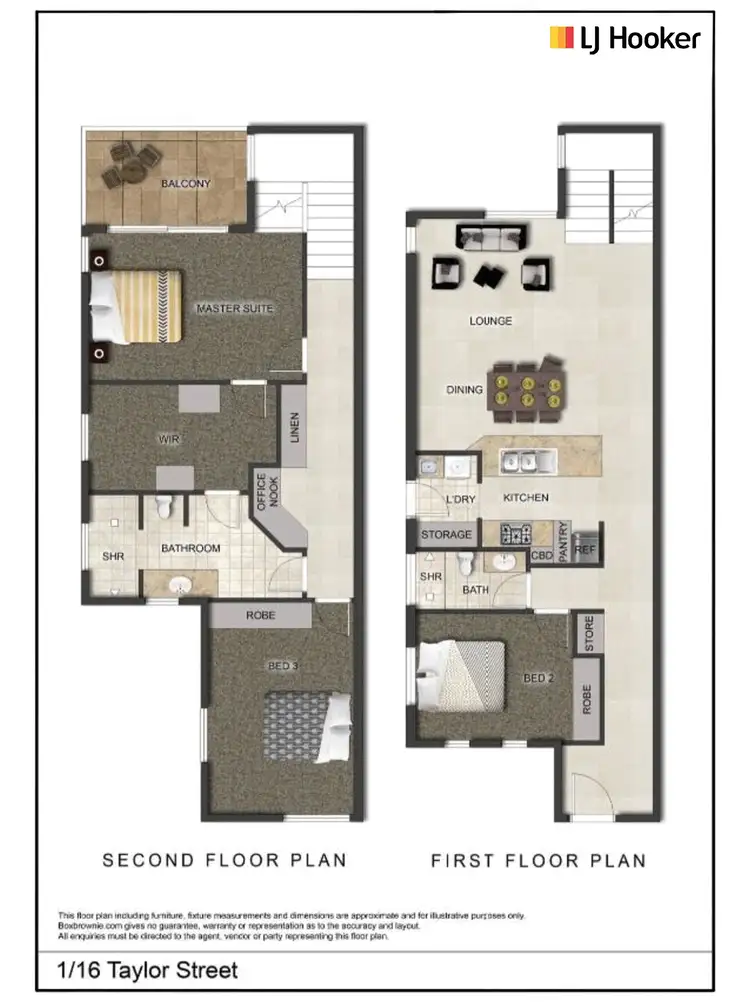 Floorplan of Homely townhouse listing, 1/16 Taylor Street, Araluen NT 870