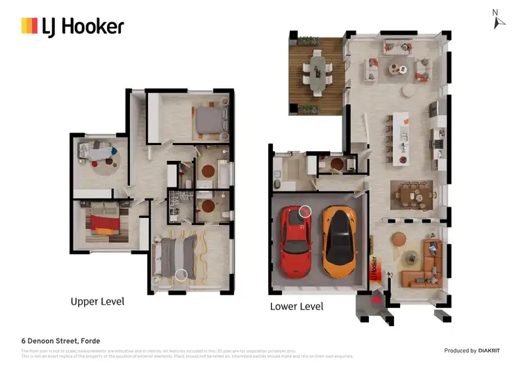 Floorplan of Homely house listing, 6 Denoon Street, Forde ACT 2914