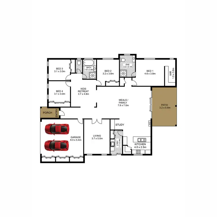 Floorplan of Homely house listing, 19 Duporth Crescent, Dakabin QLD 4503