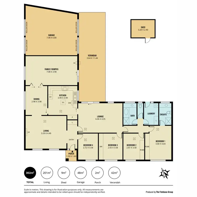 Floorplan of Homely house listing, 1 Tranquil Court, Campbelltown SA 5074
