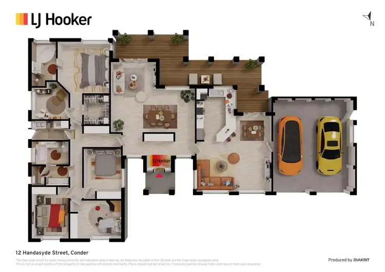 Floorplan of Homely house listing, 12 Handasyde Street, Conder ACT 2906