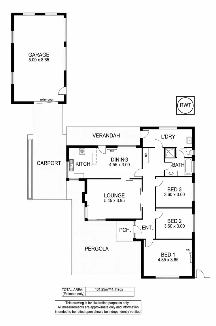 Floorplan of Homely house listing, 12 Ross Street, Seaview Downs SA 5049