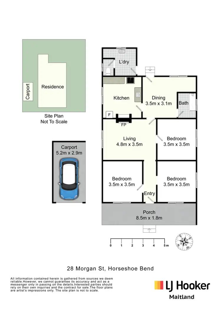 Floorplan of Homely house listing, 28 Morgan Street, Horseshoe Bend NSW 2320