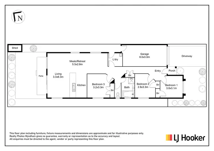 Floorplan of Homely house listing, 3 Pelham Crescent, Wyndham Vale VIC 3024