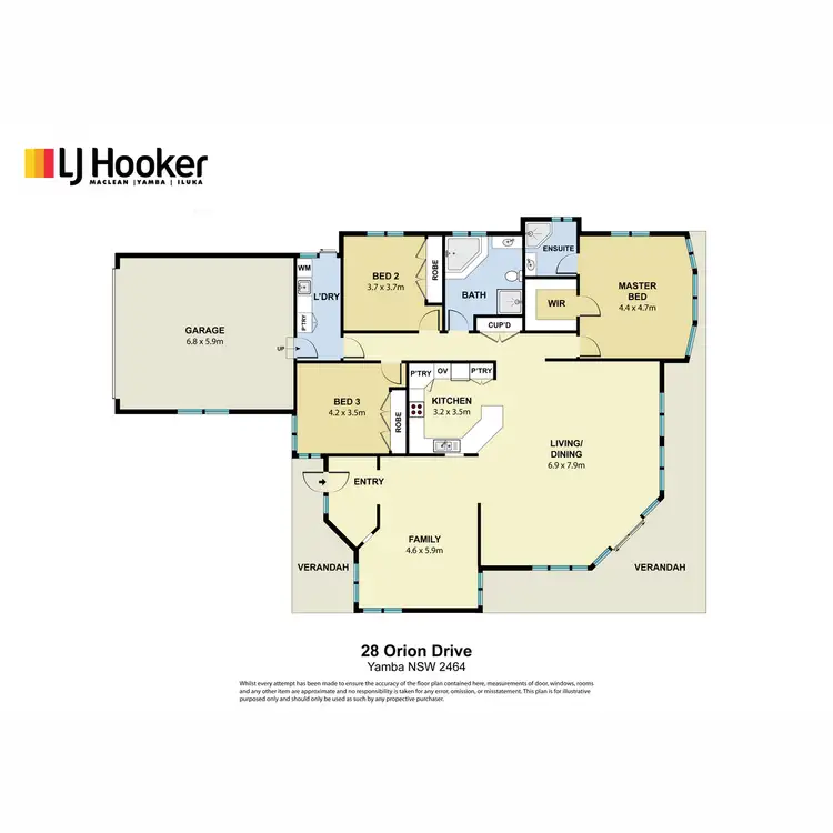 Floorplan of Homely house listing, 28 Orion Drive, Yamba NSW 2464