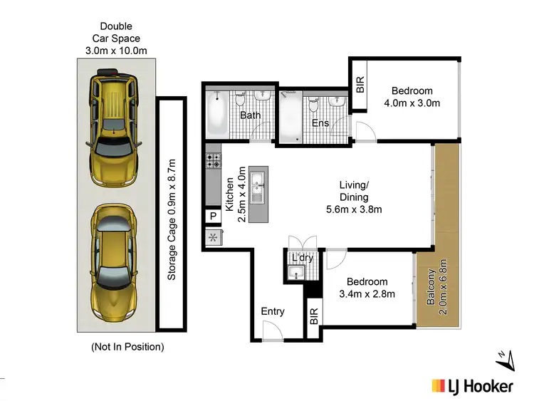 Floorplan of Homely unit listing, 606/9 Mafeking Avenue, Lane Cove NSW 2066