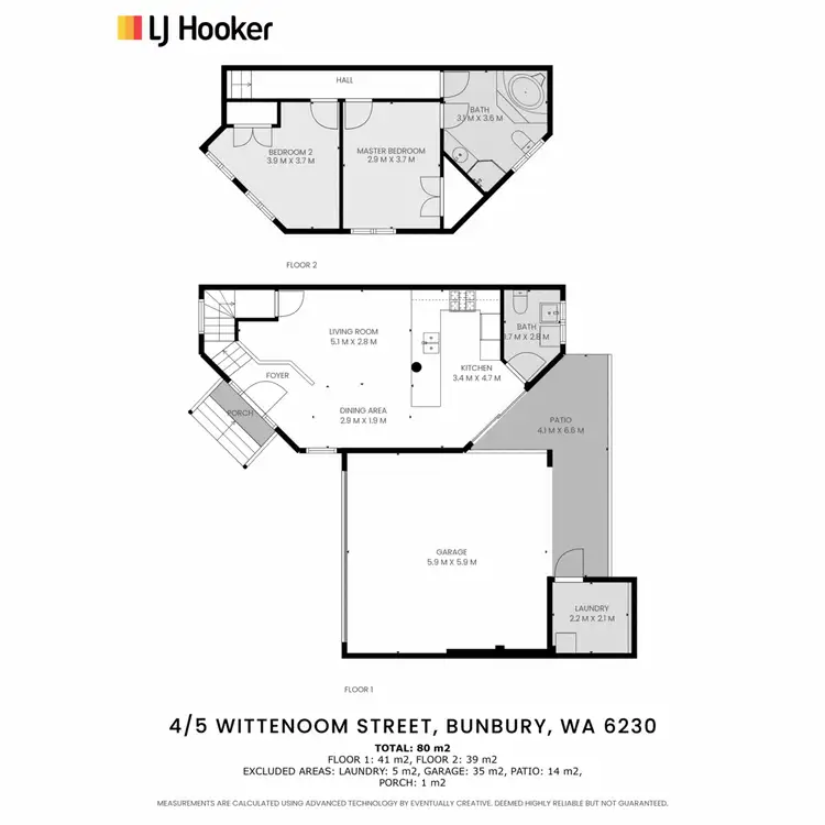 Floorplan of Homely unit listing, 4/5 Wittenoom Street, Bunbury WA 6230