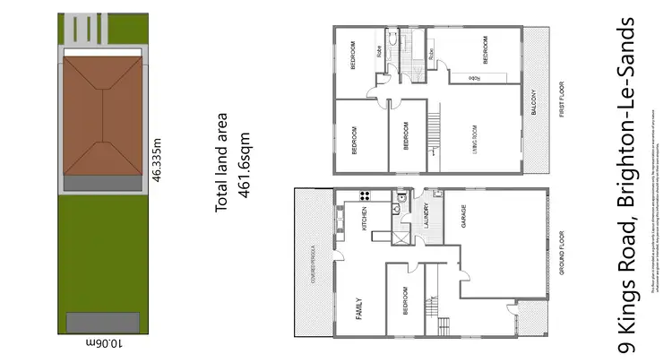 Floorplan of Homely house listing, 9 Kings Road, Brighton-Le-Sands NSW 2216