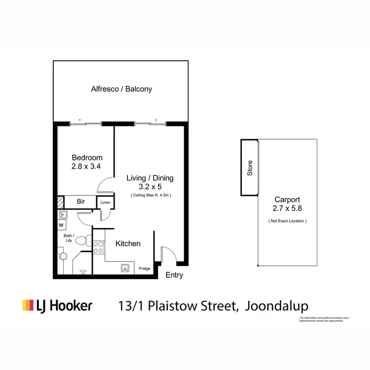Floorplan of Homely apartment listing, 13/1 Plaistow Street, Joondalup WA 6027