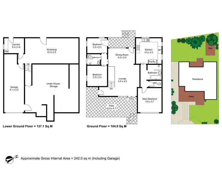 Floorplan of Homely house listing, 5 Hudson Street, Belmont South NSW 2280