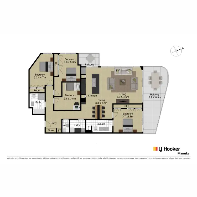 Floorplan of Homely apartment listing, 419/1 Kalma Way, Campbell ACT 2612