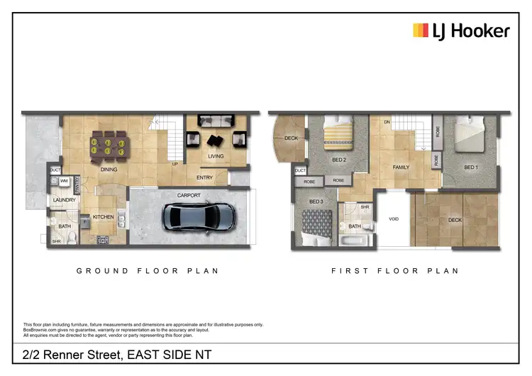 Floorplan of Homely townhouse listing, 2/2 Renner Street, East Side NT 870