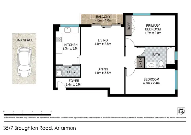 Floorplan of Homely apartment listing, 35/7 Broughton Road, Artarmon NSW 2064