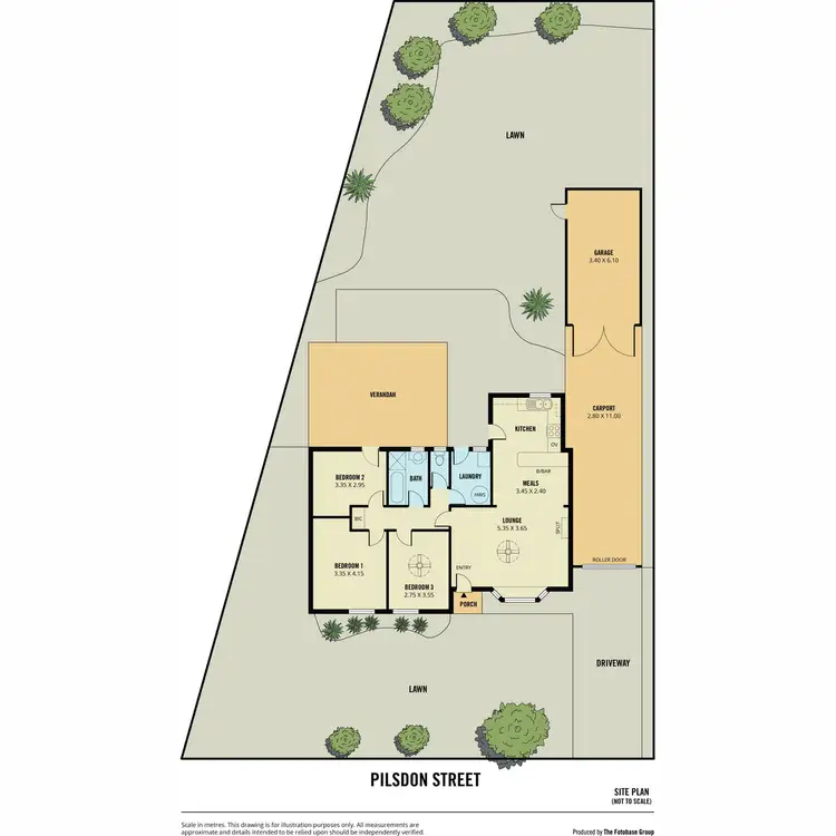 Floorplan of Homely house listing, 14 Pilsdon Street, Davoren Park SA 5113