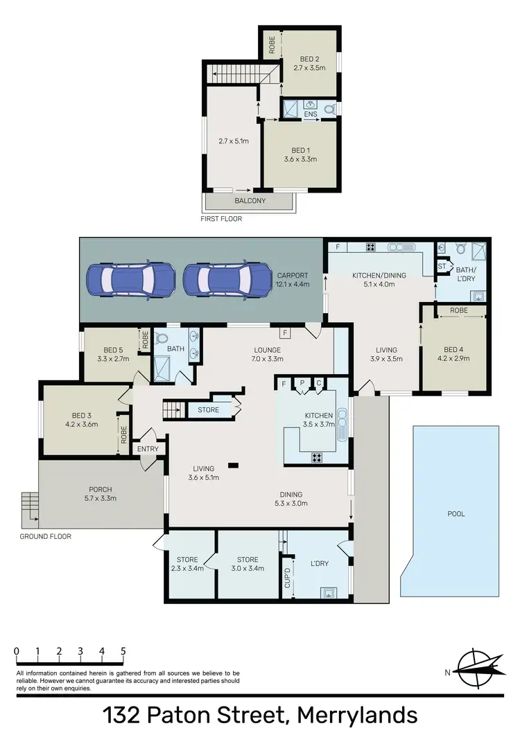 Floorplan of Homely house listing, 132 Paton Street, Merrylands NSW 2160